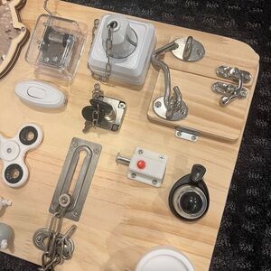 Wooden Sensory Activity Board